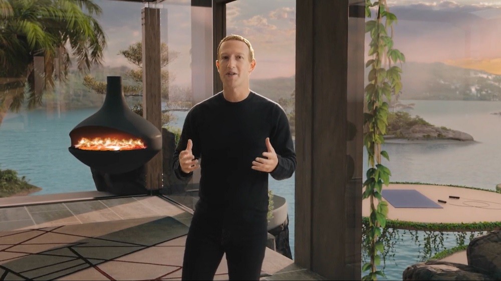 Zuckerberg presents his virtual home. Source: Meta